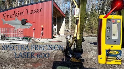 laser receiver for excavation